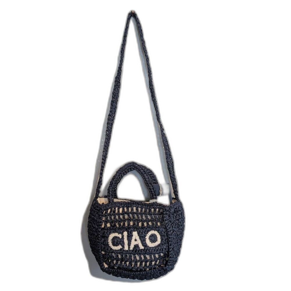 Universal Thread Blue Crochet Crossbody Bag NWT